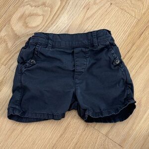 Tartine et Chocolat Navy Blue Chino Twill Shorts